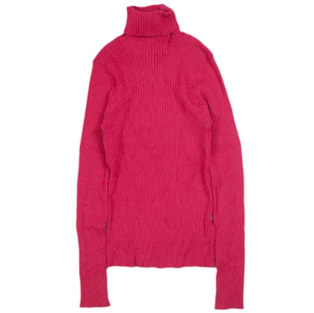 Ray BEAMS レイビームス 14G RIB タートルネックニット 63-15-0414-126 ONE SIZE WINE セーター 長袖 リブ レーヨン トップス g25492