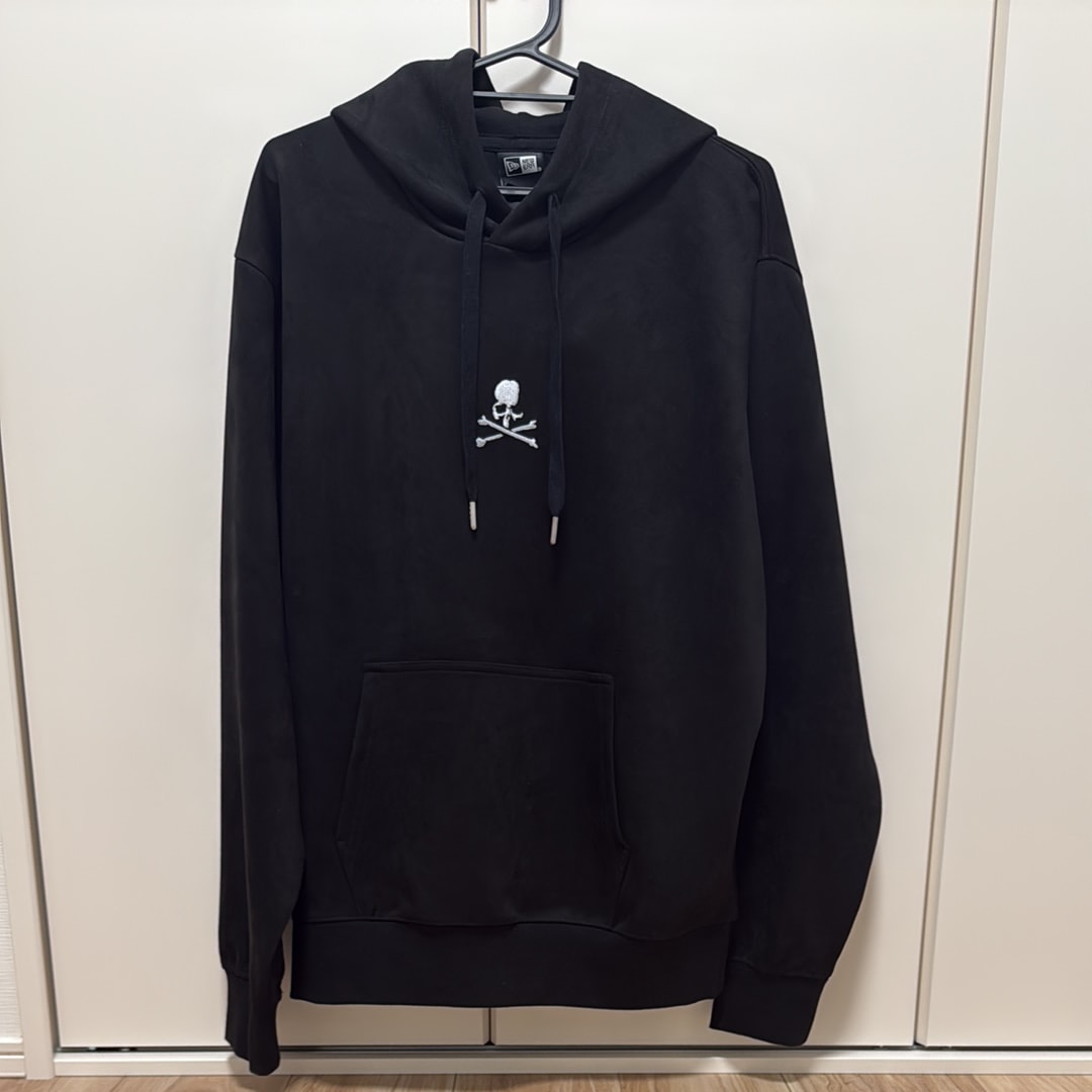 NEW ERA x Mastermind JAPAN FW24 Pullover Hoodie Police Suede "Black"