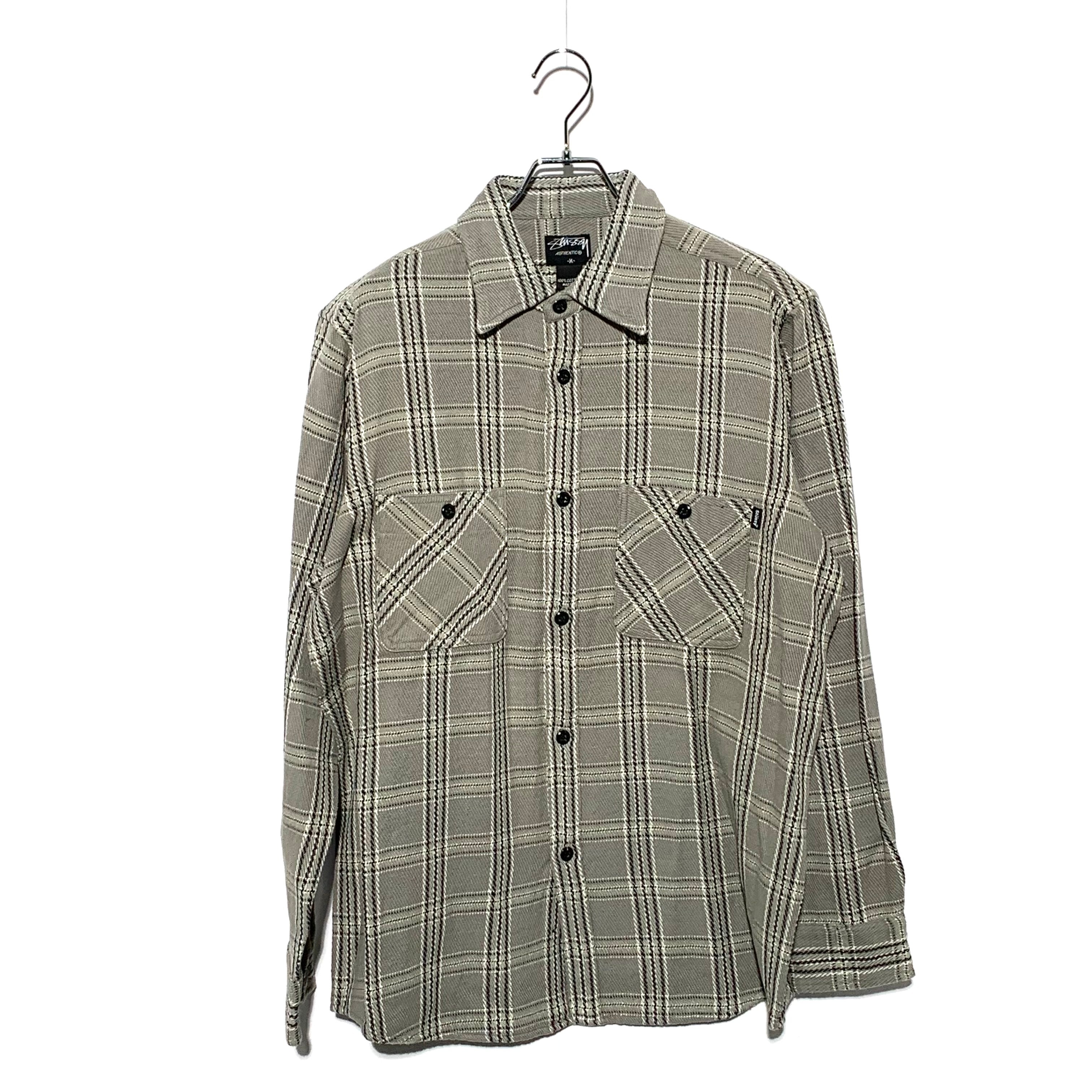 STUSSY Flannel Shirt Grey