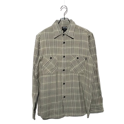 STUSSY Flannel Shirt Grey