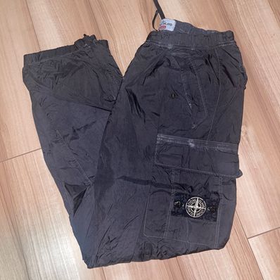 Supreme / Stone Island Painted Camo Nylon Cargo Pant "Black"