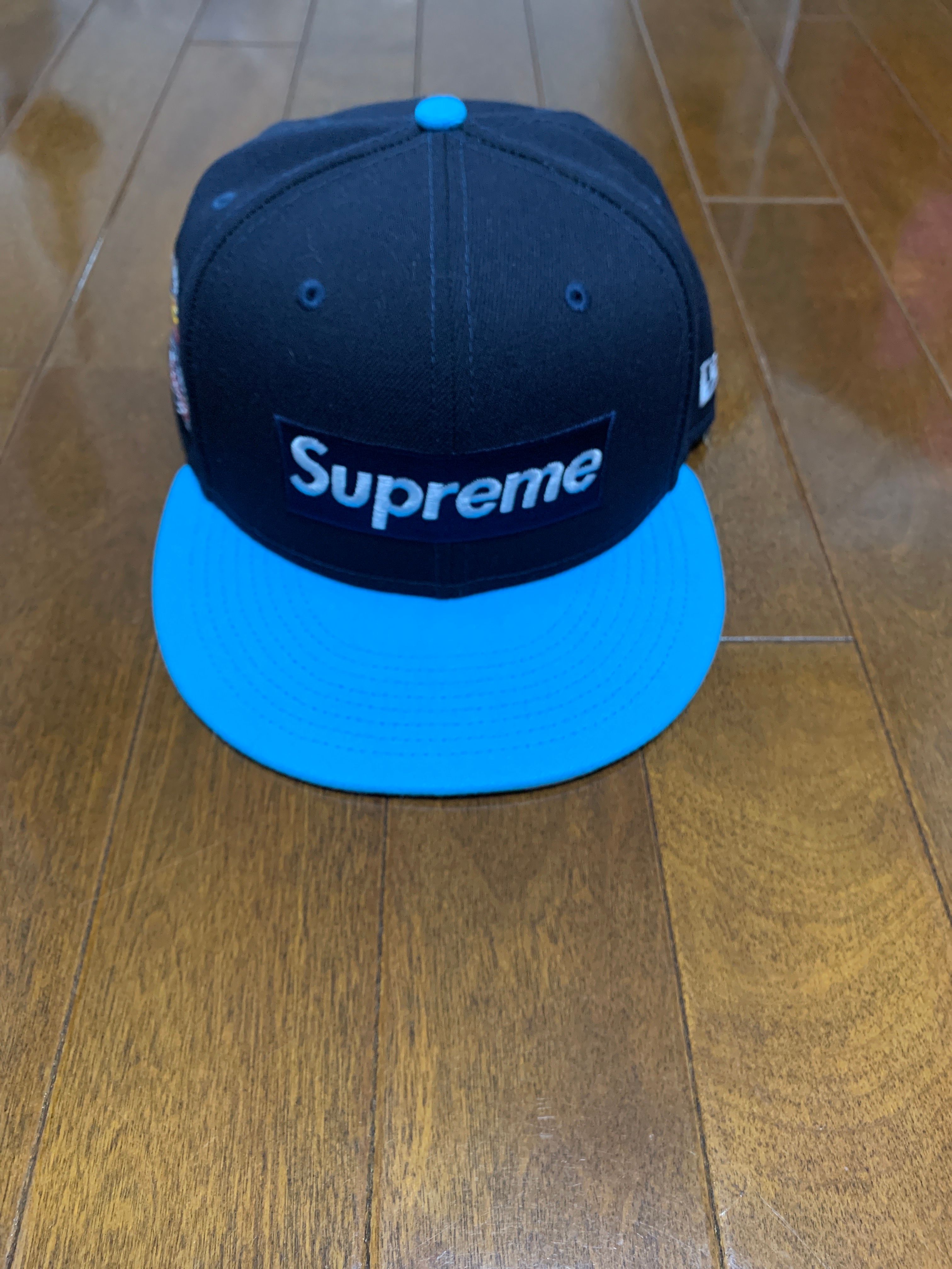 Supreme 2-Tone Box Logo New Era "Blue"