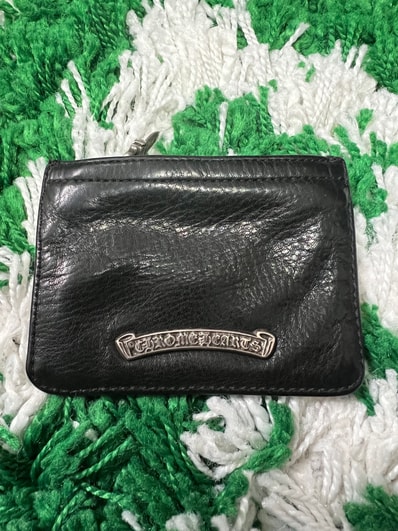 Chrome Hearts Zipper Leather Change Perth "Black"