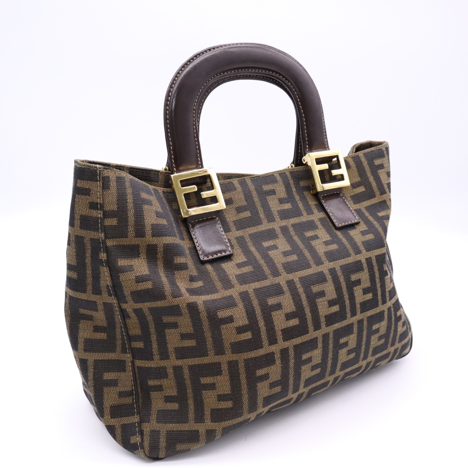 B (目立った傷や汚れなし)】美品 FENDI フェンディ ズッカ トート