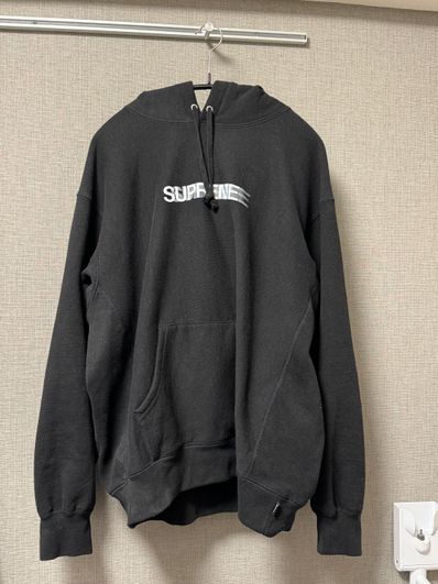 Supreme Motion Logo Hooded Sweatshirt "Black" (23SS)