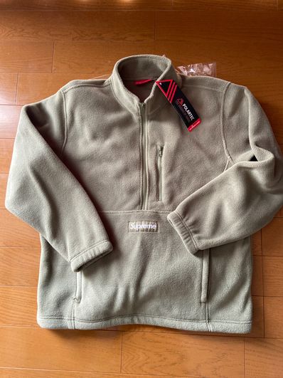 Supreme Polartec Half Zip Pullover "Light Olive"