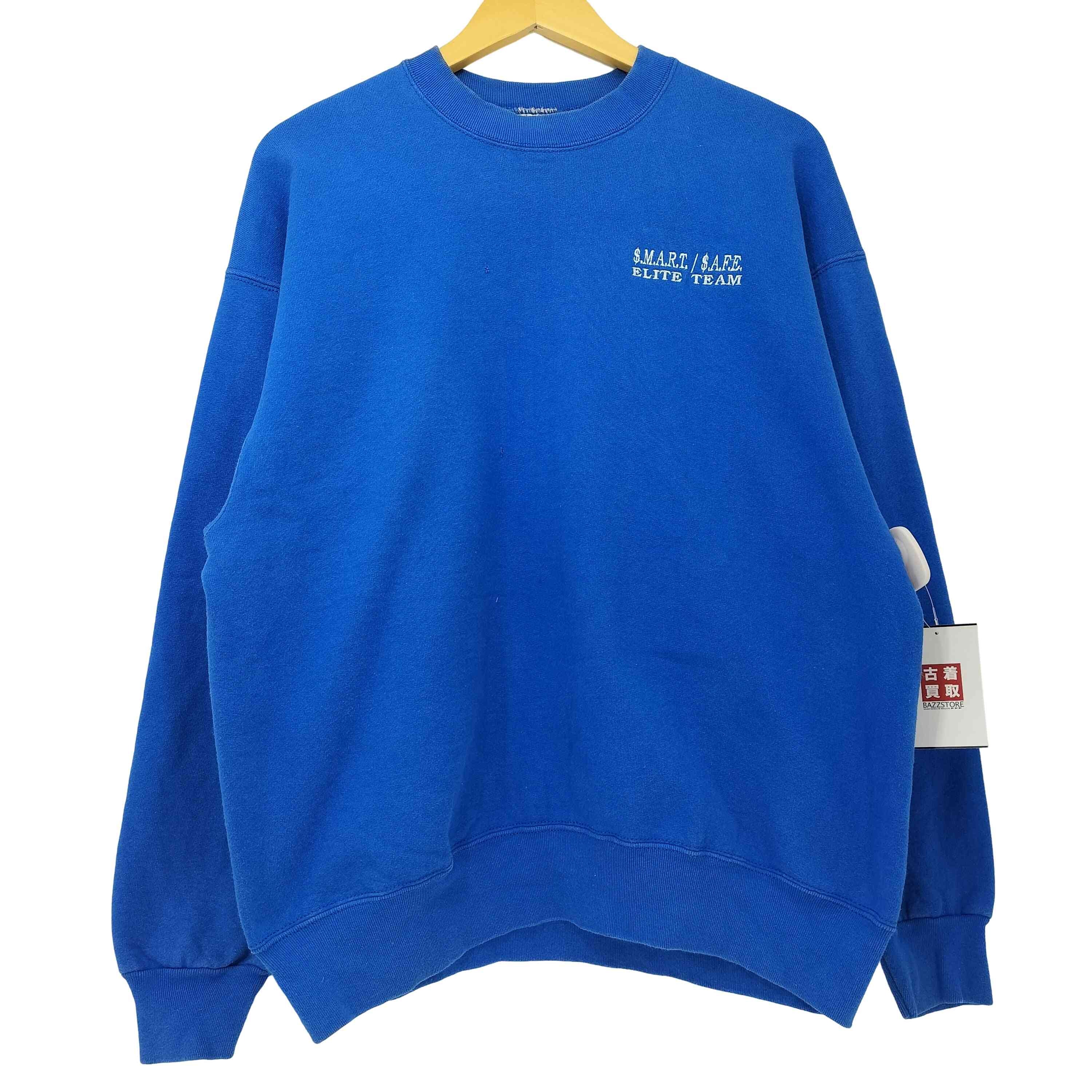 90s USA製 ワンポイント 刺繍 クルーネック スウェット【1141660980406】