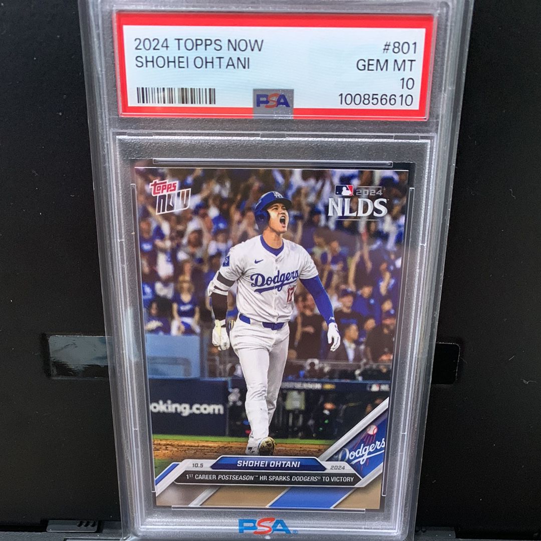 大谷翔平 [801](2024 MLB トップスナウカード「1/1 デュアルベースレリック」)