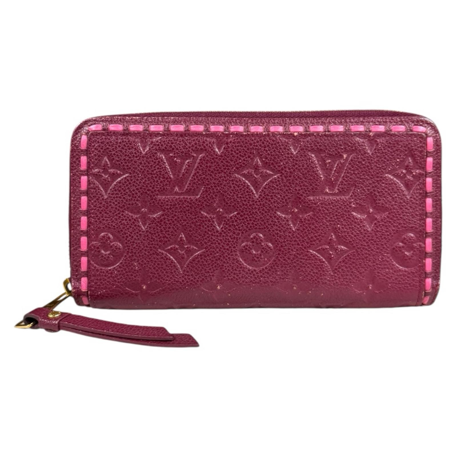 ルイヴィトン ジッピーウォレット モノグラムアンプラント 長財布 モノグラムアンプラント M64803 レディース LOUIS VUITTON 中古