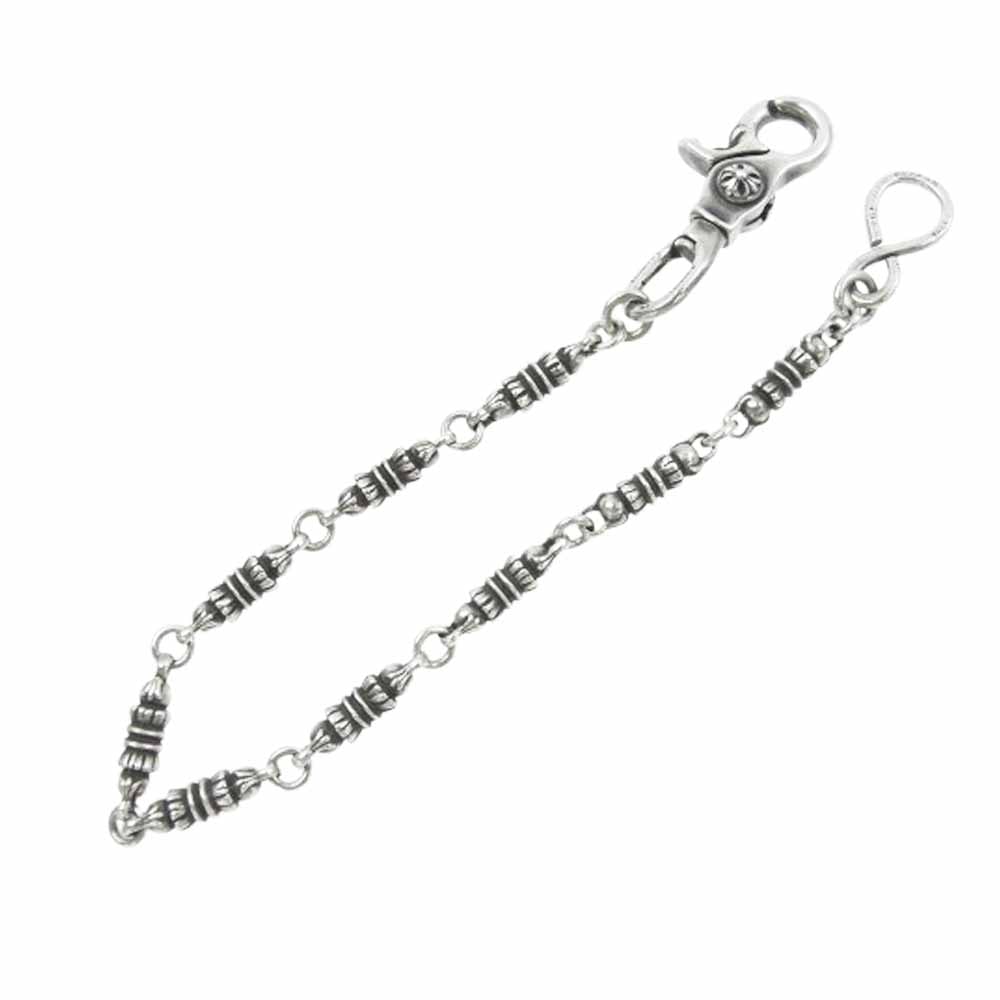 Chrome Hearts 1 Clip Roller Wallet Chain short "Silver"