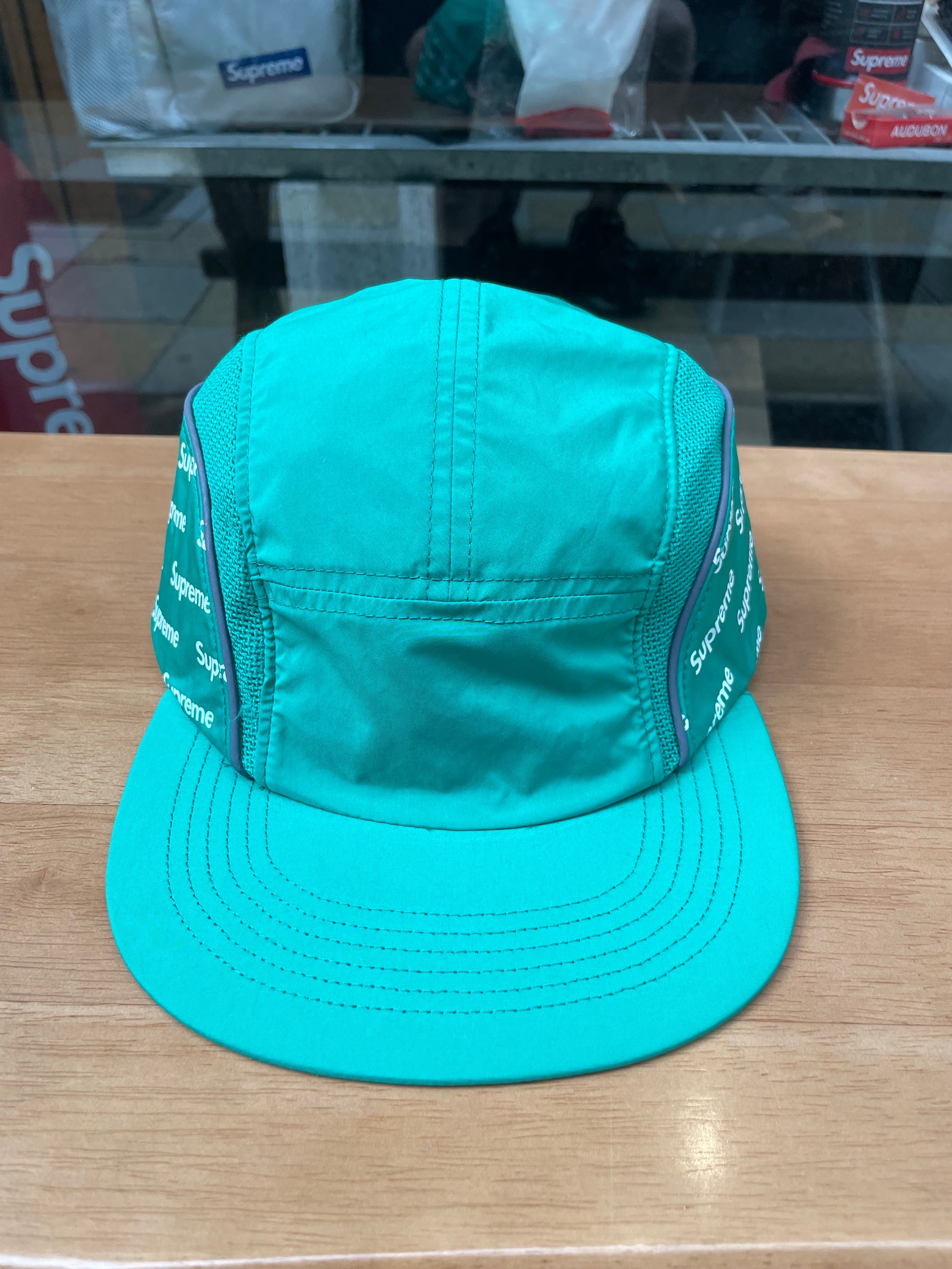 Supreme Side Logo Mesh Running camp cap