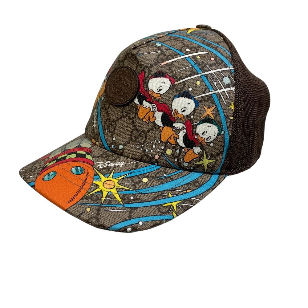 グッチ GUCCI キャップ GG柄 ベースボールキャップ ディズニーコラボ 648843 ブラウン