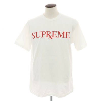 【中古】シュプリーム Supreme 2025年秋冬 RX Tee コットン クルーネック 半袖Tシャツ ホワイト【サイズL】【メンズ】