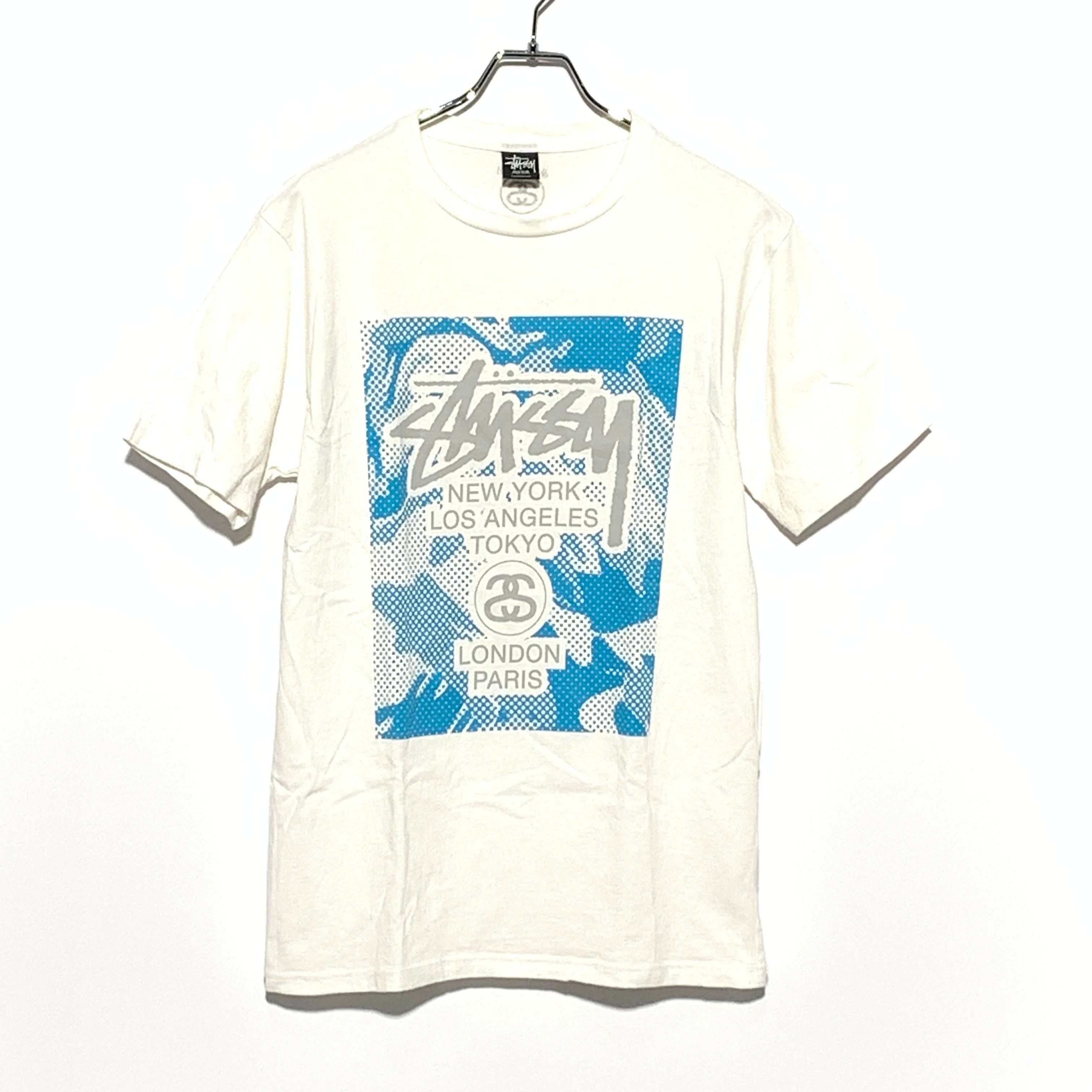 STUSSY WORLD TOUR LOCAL COLOR TEE White 