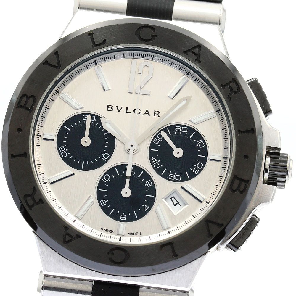 ブルガリ ディアゴノ セラミック DG42SCCH メンズ 【中古】