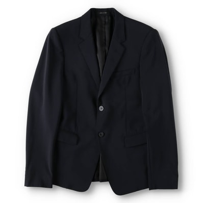 古着 アルマーニ ARMANI EMPORIO ARMANI ウールテーラードジャケット イタリア製 メンズS相当/daa000587