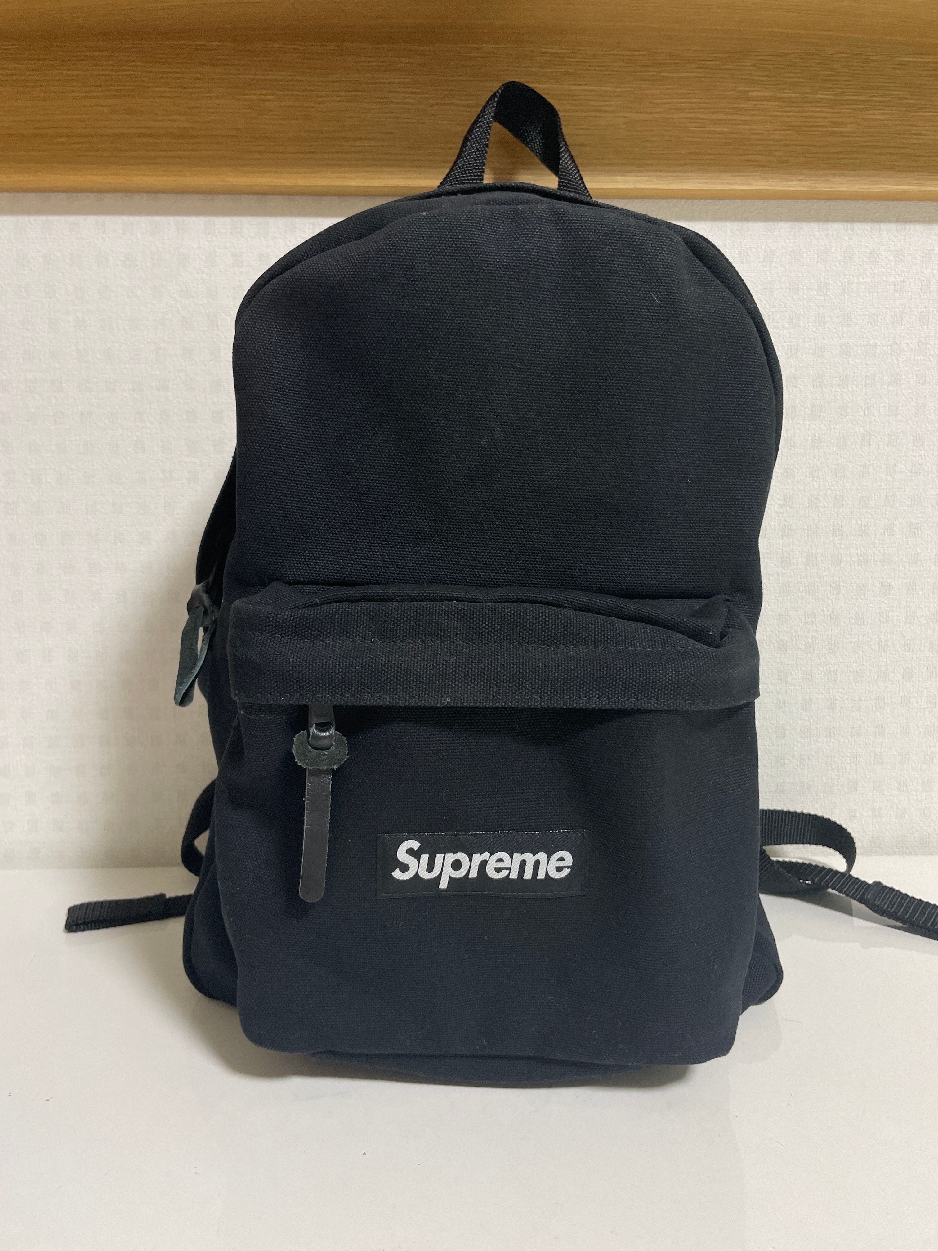 Supreme Canvas Backpack "Black"