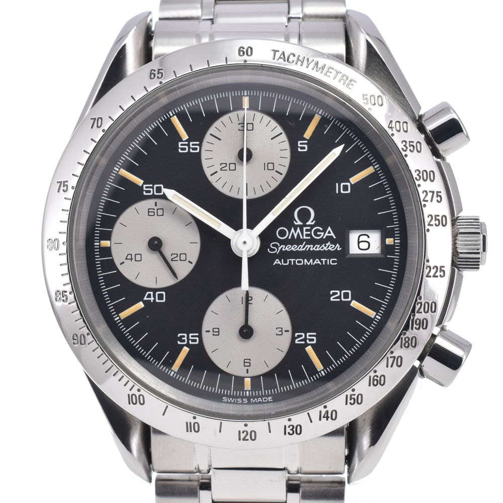 オメガ OMEGA 3511.50 スピードマスター クロノグラフ ブラック 自動巻き メンズ 良品 腕時計 O#148382