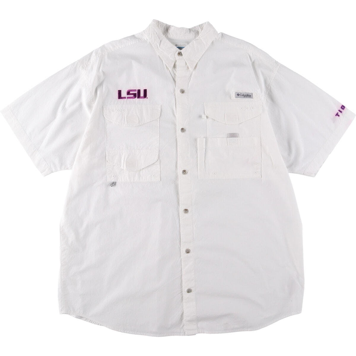 古着 コロンビア Columbia PFG 半袖 フィッシングシャツ メンズXL/eaa465855