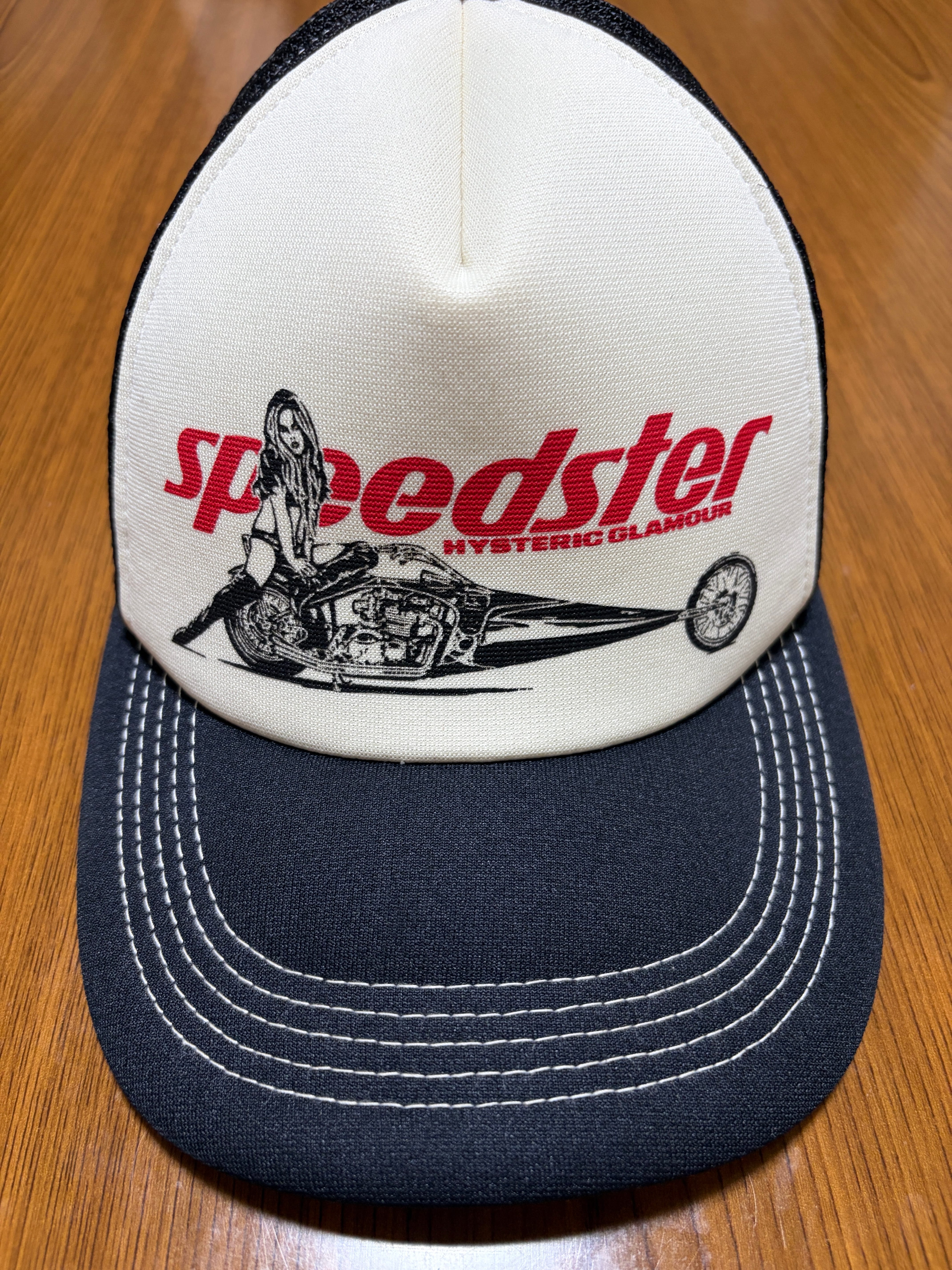HYSTERIC GLAMOUR Speedster Mesh Cap "Black"