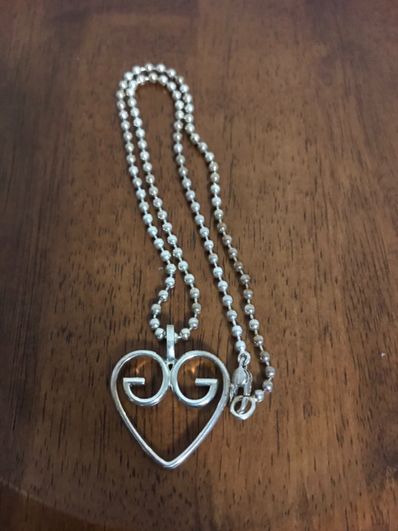 グッチ ハートモチーフ ネックレス