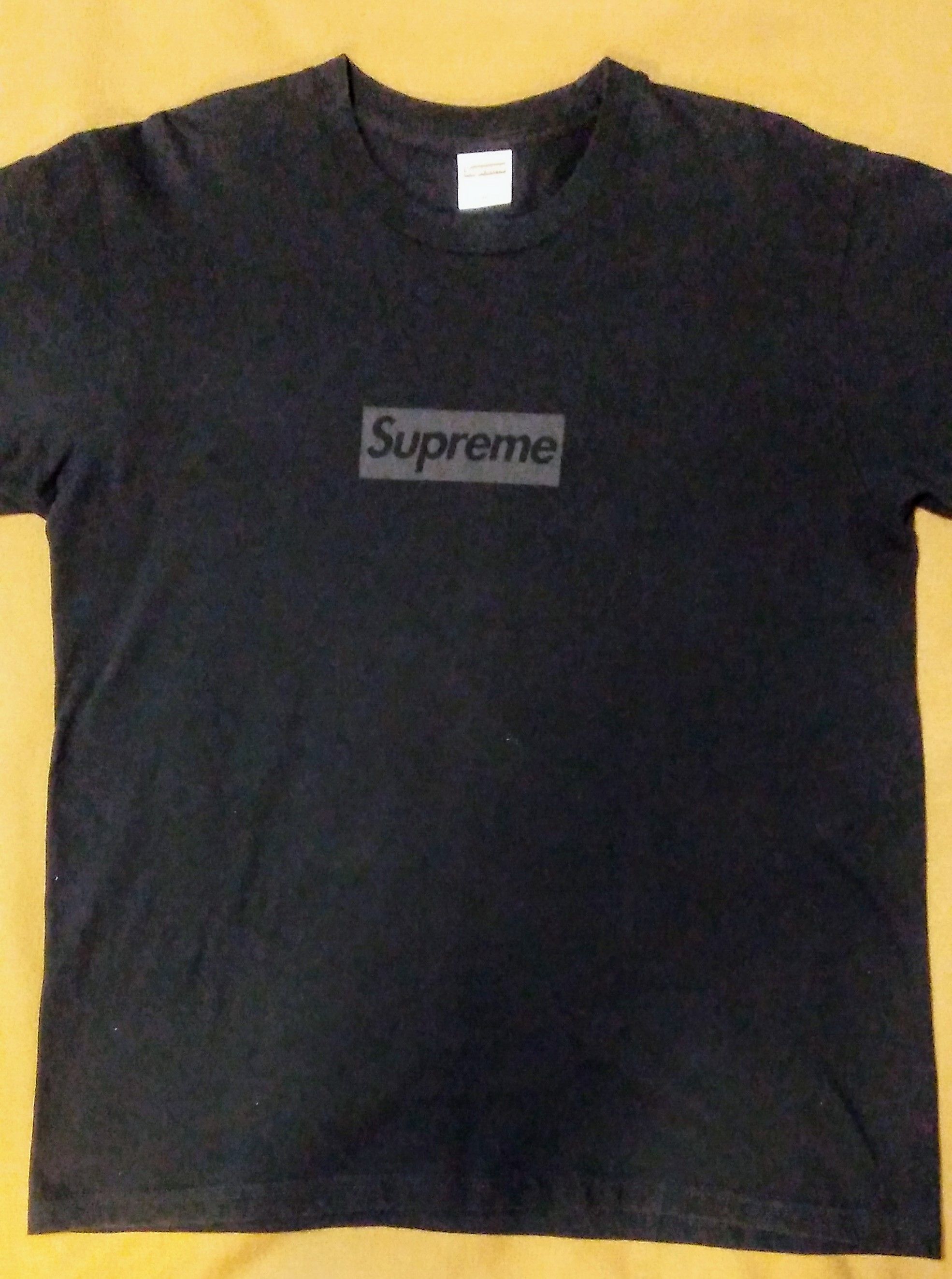 Supreme Tonal Box Logo Tee "Black"