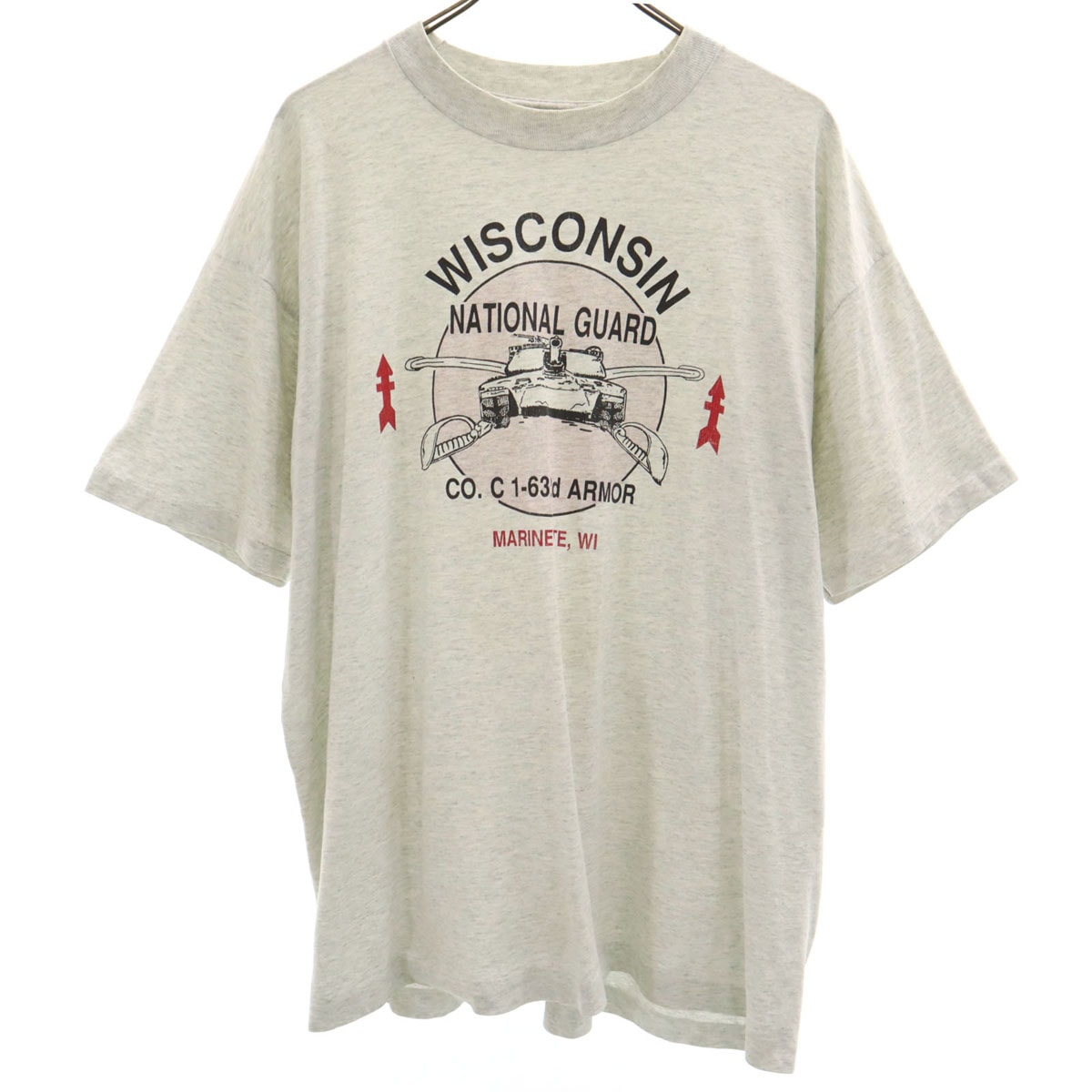 FRUIT OF THE LOOM フルーツオブザルーム 90s USA製 オールド 半袖 Tシャツ XL グレー シングルステッチ