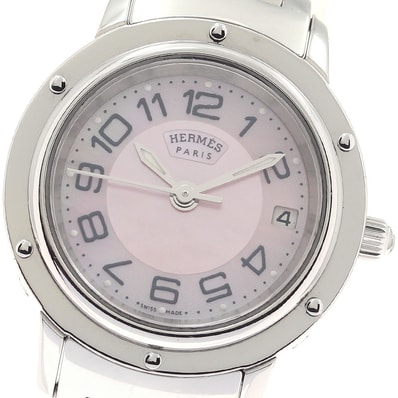 エルメス クリッパー デイト CP1.210 クォーツ レディース 【中古】