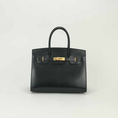 エルメス HERMES バーキン30 セリエ バーキン 30 セリエ バッグ トートバッグ ボックスカーフ ノワール Noir ブラック Black 黒 ゴールド金具 ハンドバッグ 外縫い