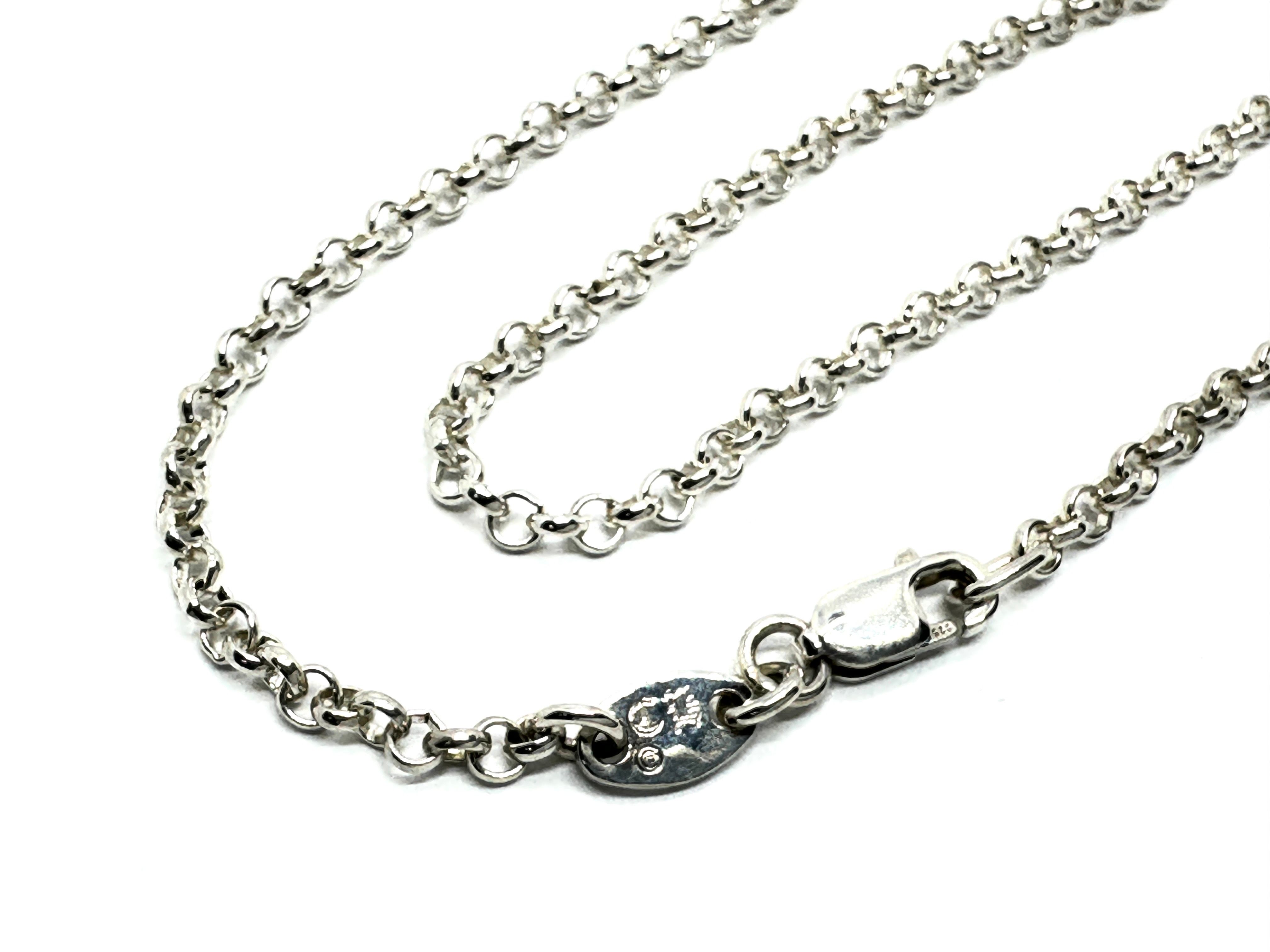 Chrome Hearts Roll Chain Necklace "Silver"