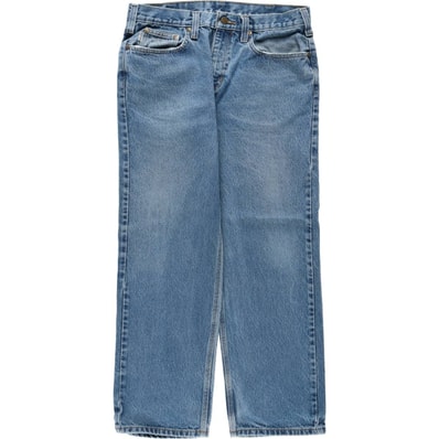 古着 カーハート Carhartt RELAXED FIT ストレートデニムパンツ メンズw34相当/eaa640507