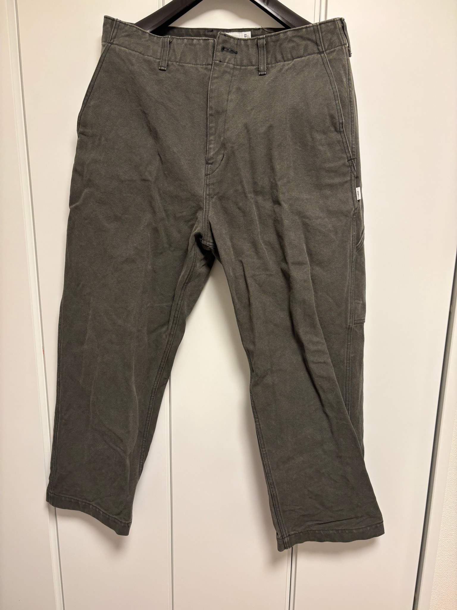 WTAPS ARMSTG2501 / Trousers / Cotton. CNVS "Olive Drab"