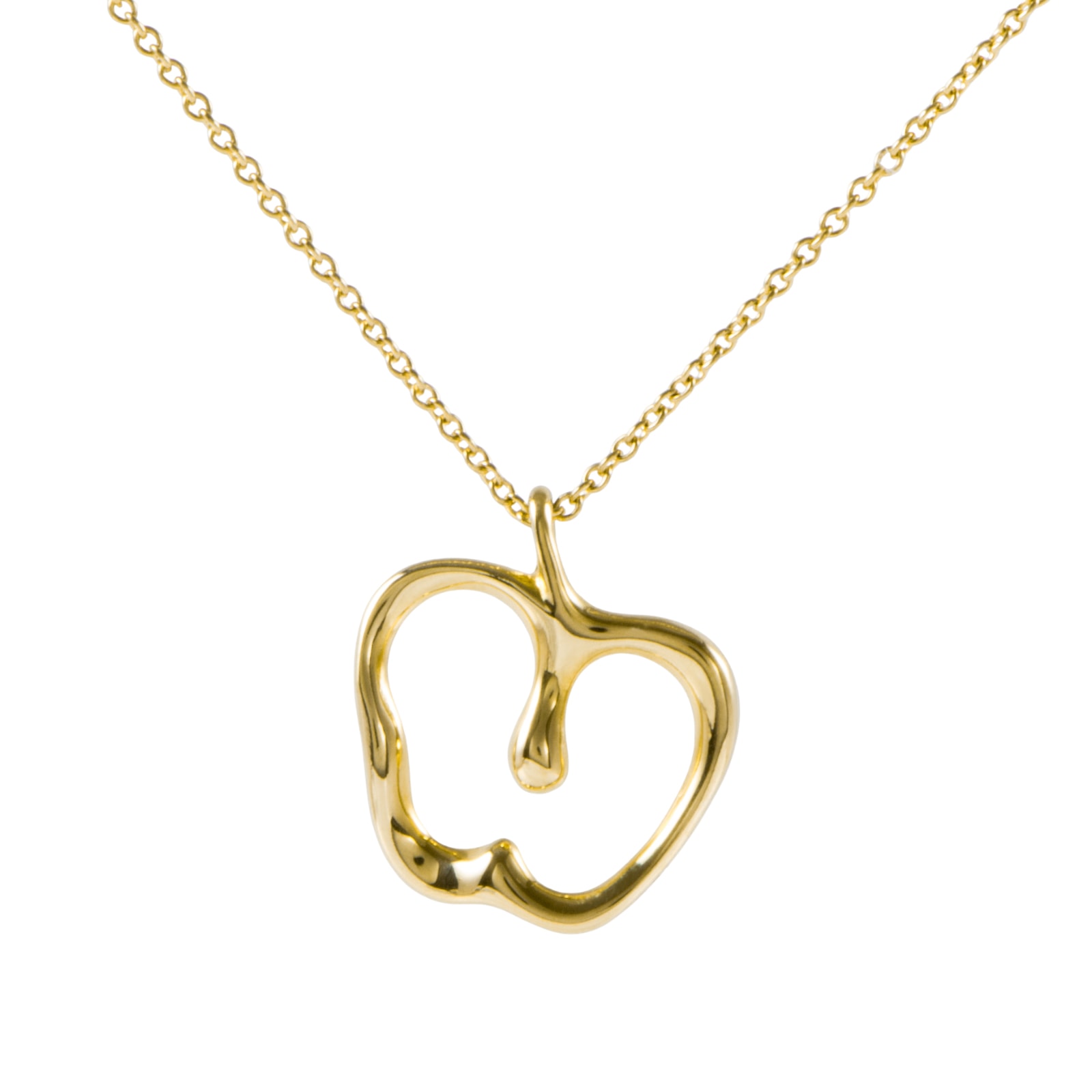 TIFFANY&Co. ティファニー アップル ネックレス エルサ・ペレッティ K18YG ゴールド【中古】