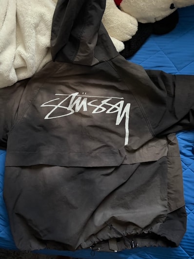 Stussy Wave Dye Beach Shell "Black"