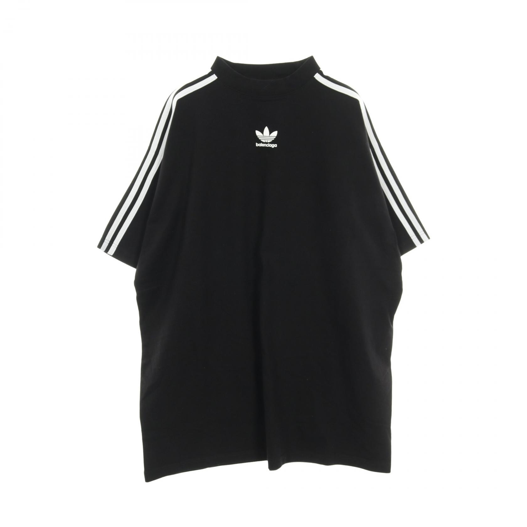 バレンシアガ BALENCIAGA BALENCIAGA × adidas カットソー 衣料品 トップス コットン メンズ ブラック系 / ホワイト系 【中古】