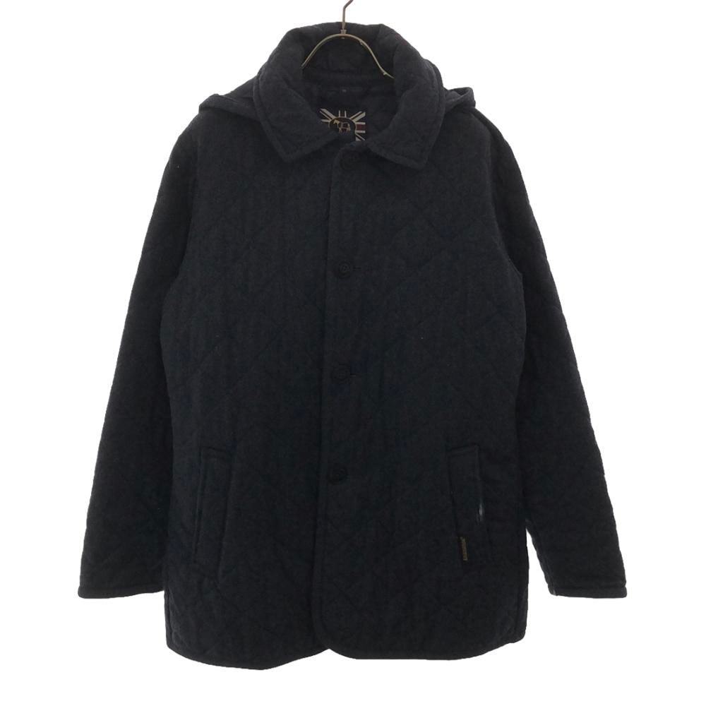 LAVENHAM ラベンハム イギリス製 フード付き ウールジャケット 36 ネイビー