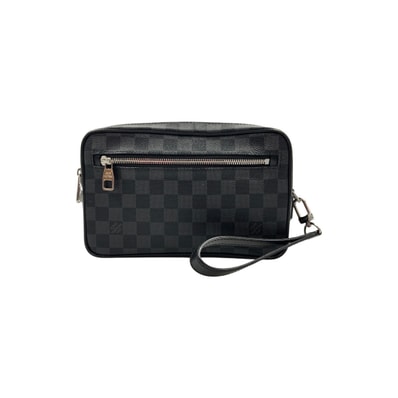 〇〇LOUIS VUITTON ルイヴィトン ダミエ グラフィット ポシェット カサイ セカンドバッグ N41664 ブラック