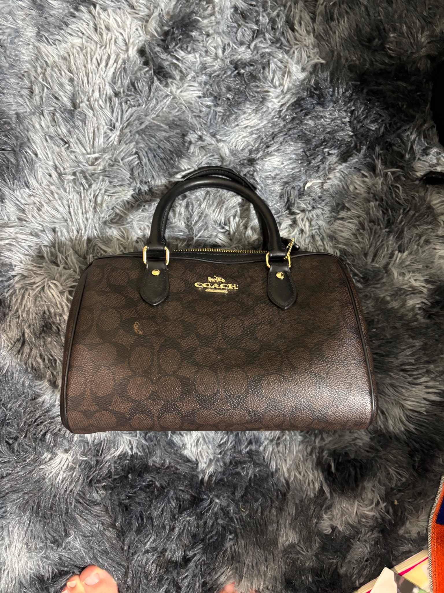     Coach Rowan Satchel in Signature Canvas