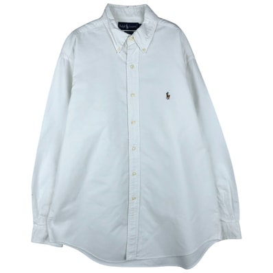 古着 ラルフローレン Ralph Lauren YARMOUTH 長袖 ボタンダウンシャツ メンズL相当/eaa458857