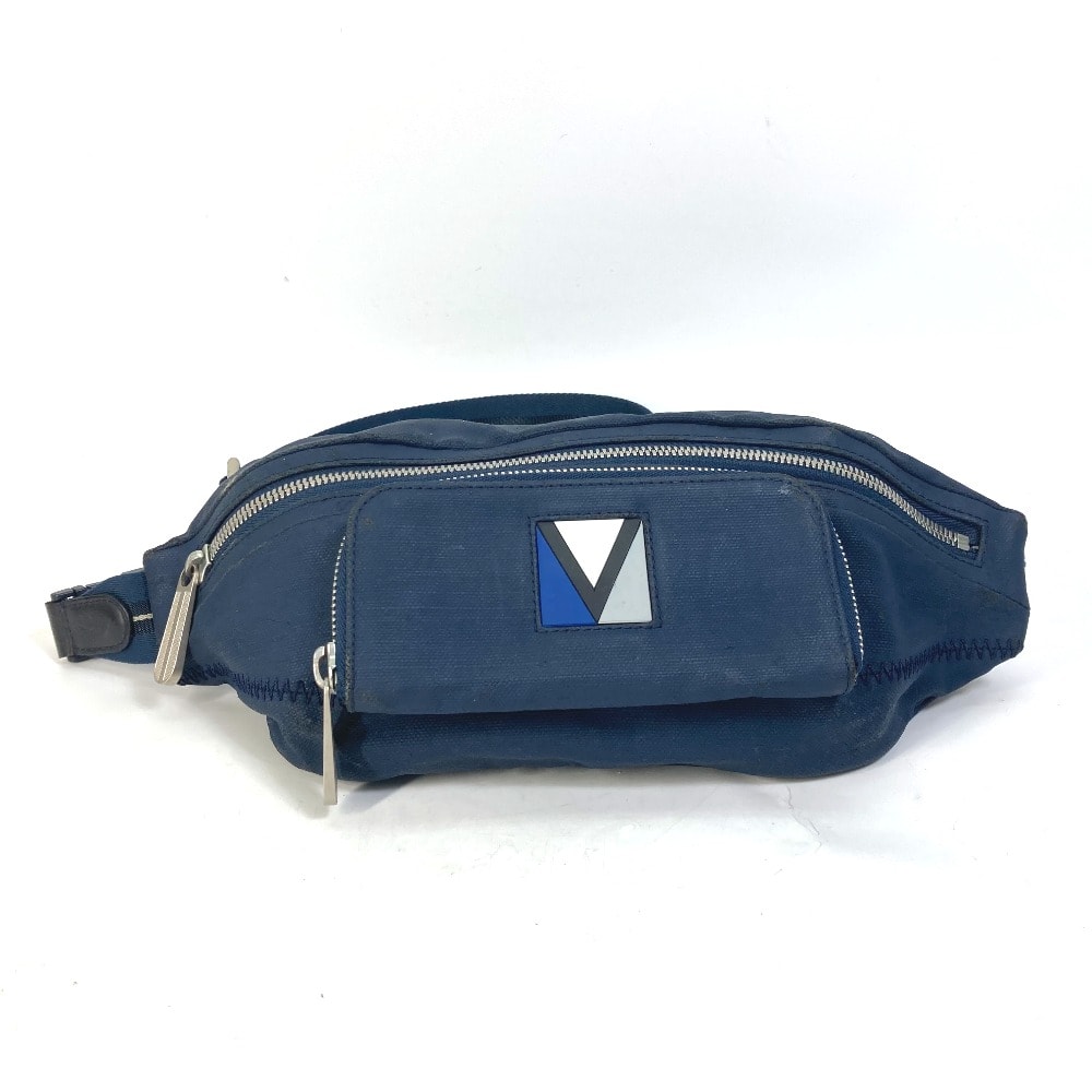 ルイヴィトン LOUIS VUITTON ミゼヌ M80706 LVカップ カバン ベルトバッグ ウエストバッグ クロス ボディバッグ ナイロンキャンバス ブルー