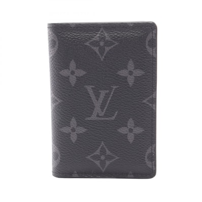 ルイ・ヴィトン LOUIS VUITTON オーガナイザー ドゥ ポッシュ カードケース アクセサリー キャンバス PVC モノグラム・エクリプス メンズ ブラック系 M61696 【中古】