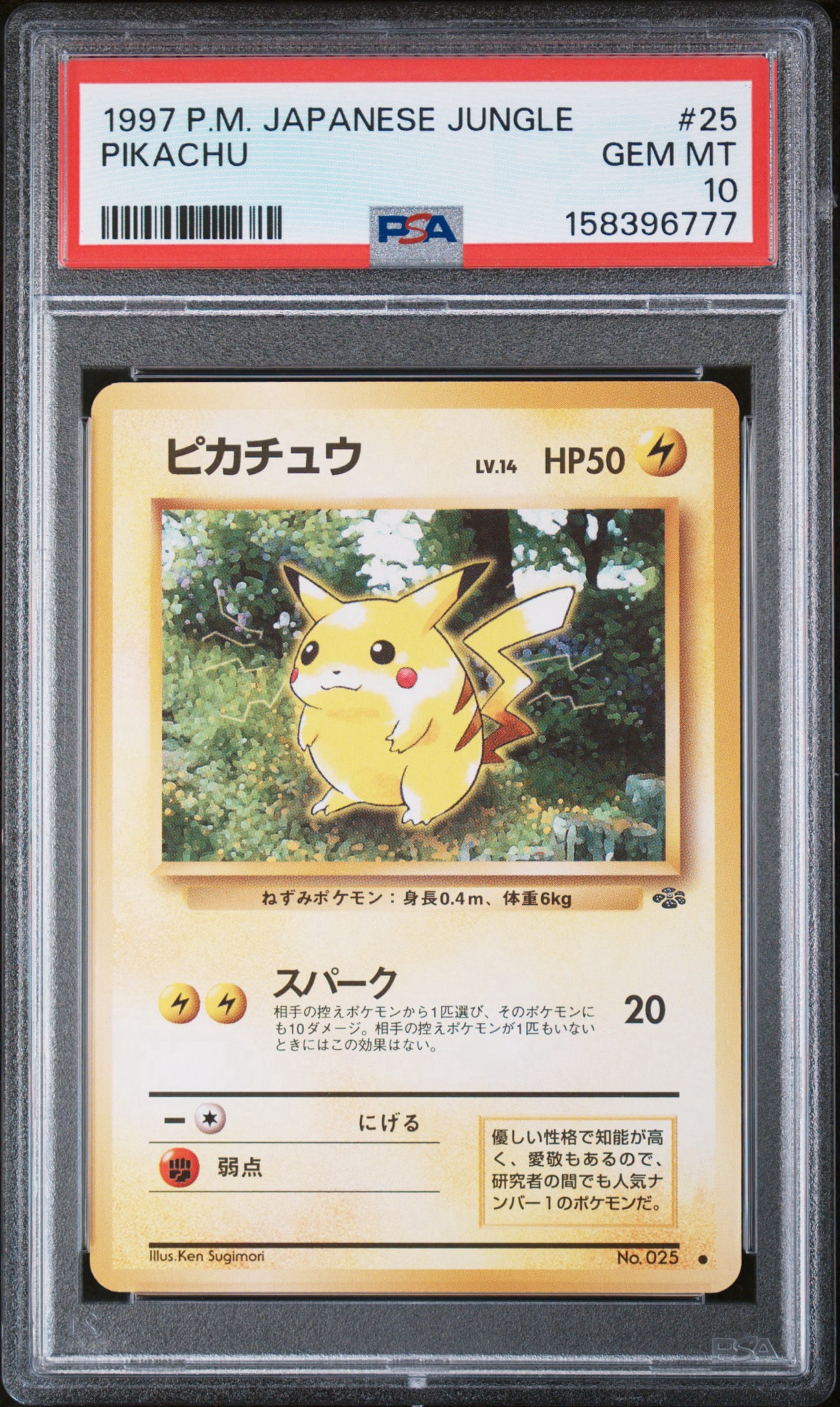 ピカチュウ ● : 旧裏 [PMCG2 No.025](拡張パック「ポケモンジャングル」)