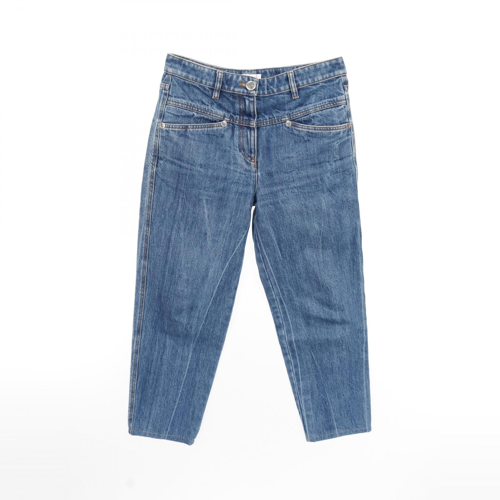 シャネル CHANEL ココマーク デニムパンツ 衣料品 ボトムス コットン レディース ブルー系 P61138V46823 【中古】