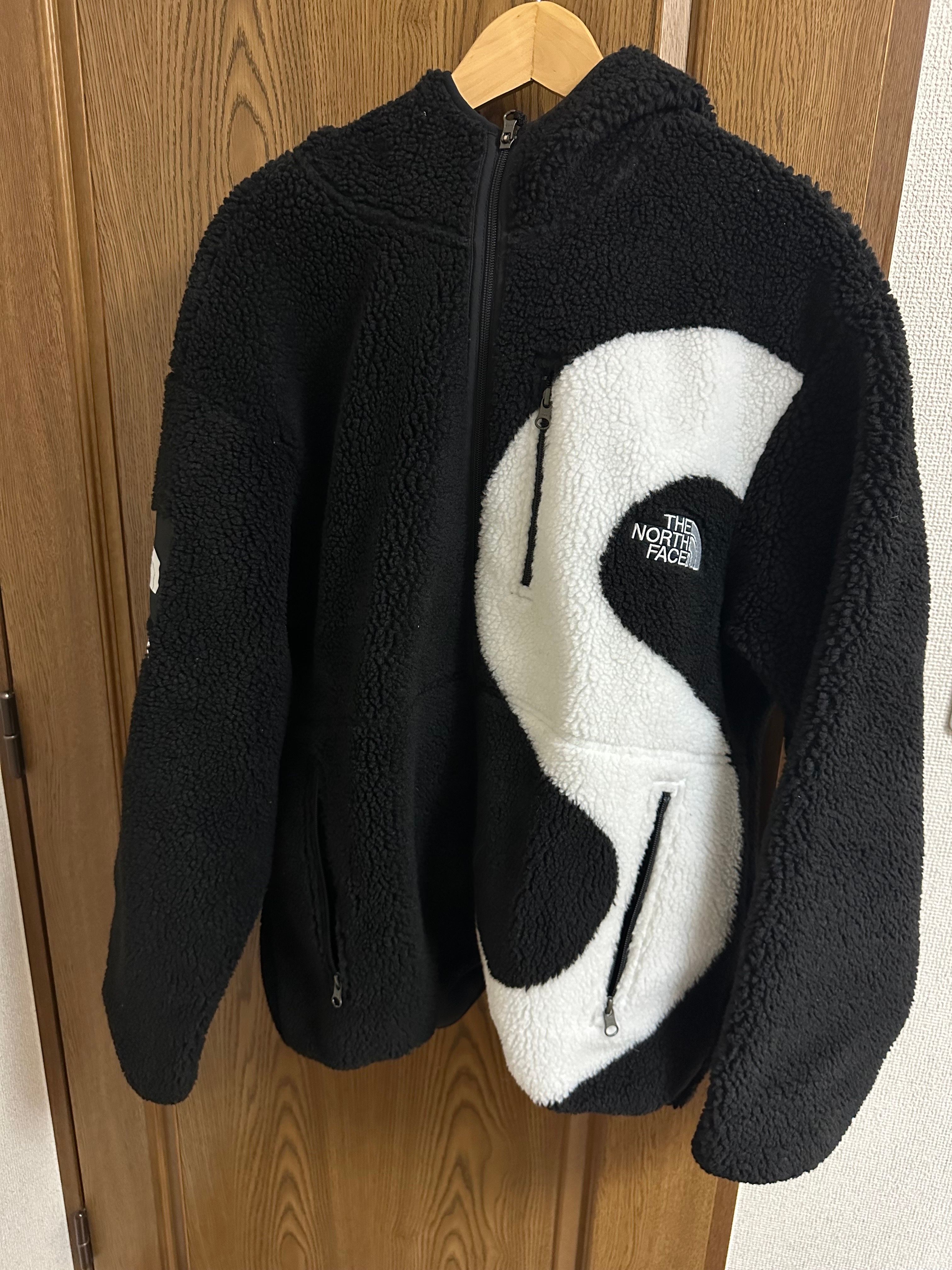 Supreme x The North Face S Logo Hooded Fleece Jacket "Black"