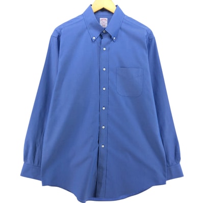 古着 ブルックスブラザーズ Brooks Brothers 346 長袖 ボタンダウンシャツ メンズL相当/eaa541752