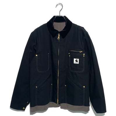 Carhartt WIP × sacai Reversible Duck Jacket "Black"