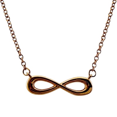 ティファニー インフィニティ ネックレス 18金 K18ピンクゴールド レディース TIFFANY&Co. 中古