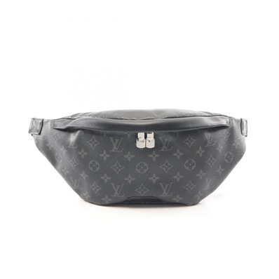 ルイ・ヴィトン LOUIS VUITTON ディスカバリー バムバッグPM モノグラムエクリプス ウエストバッグ ボディバッグ バッグ PVCコーティングキャンバス レザー メンズ ブラック系 M46035 【中古】