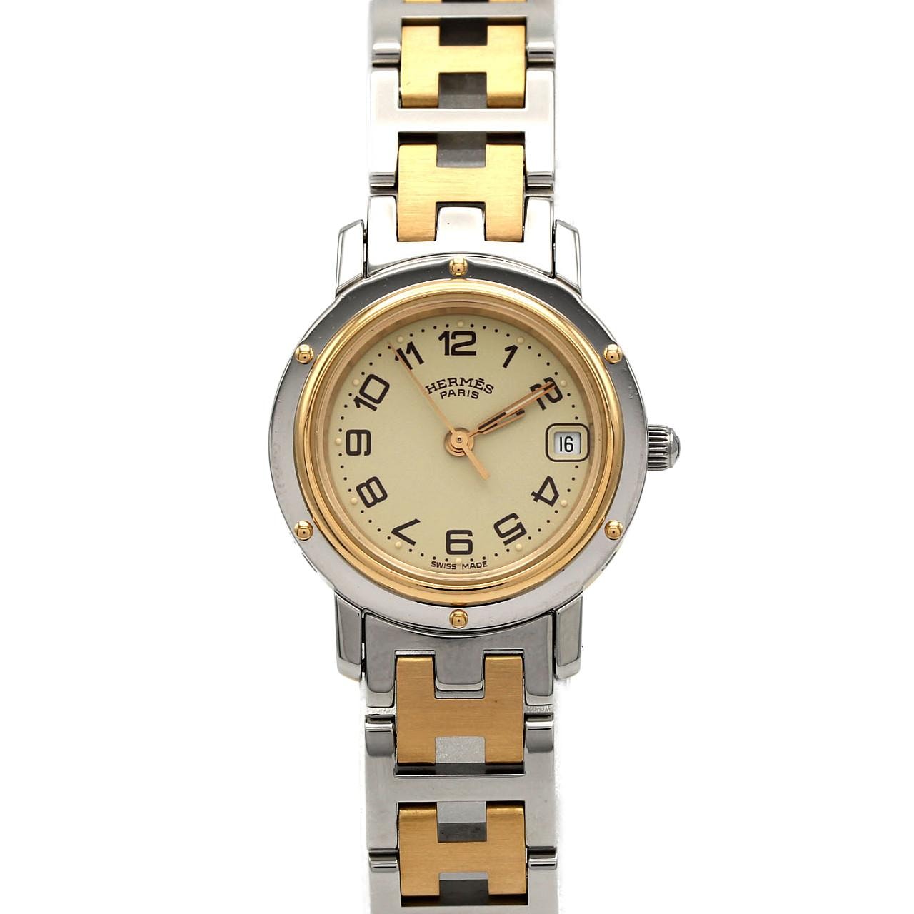 エルメス クリッパー コンビ CL4.220 SSxGP クォーツ