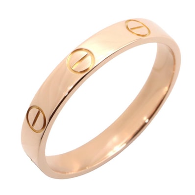 カルティエ CARTIER ミニラブリング リング・指輪 ジュエリー K18PG(ピンクゴールド) メンズ レディース ゴールド系 B4085200 【中古】